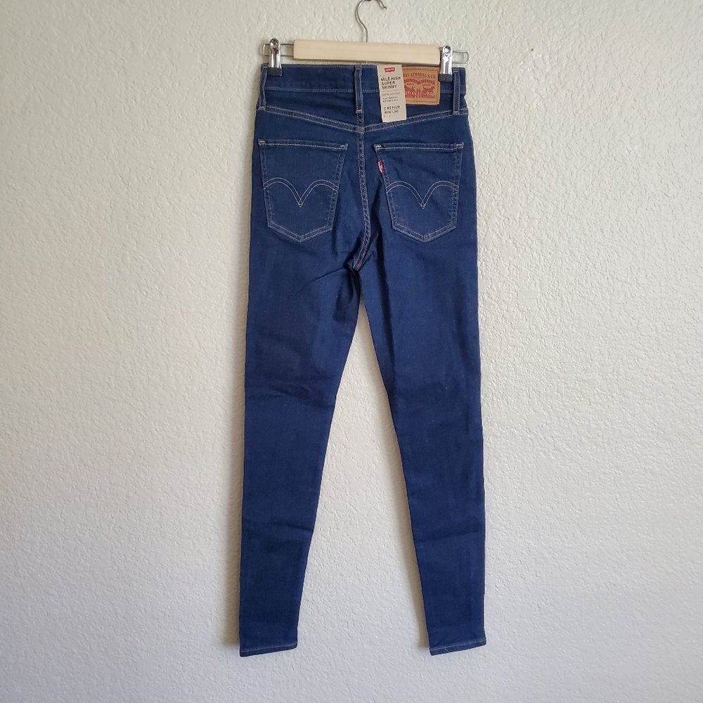 Levi's Mile High Rise Super Skinny Jeans - Picture 5 of 7
